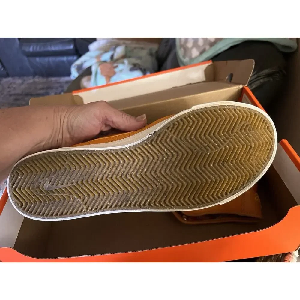 Size 8 - Nike Blazer Court Premium SB Mid Light Curry - Picture 6 of 7